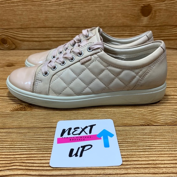 Ecco Shoes - *SOLD* ECCO Women's Soft Quilted Rose Gold Pink